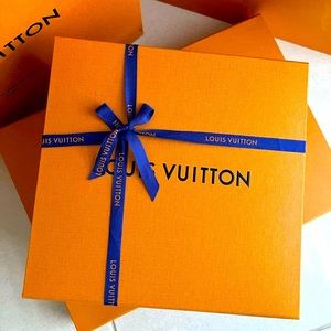 Not Rare Louis Vuitton 11.75 x 10.5  x 5.75  Magnetic Flat Closure Storage Box